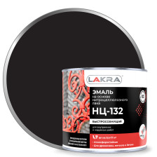 Эмаль НЦ-132 черная (1,7кг) Лакра