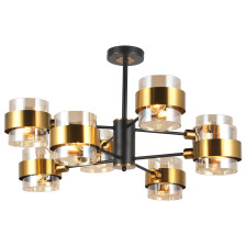 Люстра IM MD 51891-8-S-BK+GBR H420 D760 8х40W E14