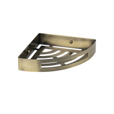 Полка нерж сталь BRIMIX угловая, литая, 1-ярусная, бронза 5657-В