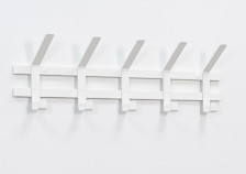 Вешалка настенная "Торонто 5" Белый