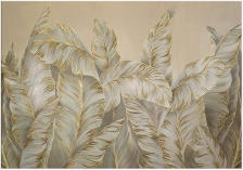 Картина "Бежевое золото" Арт Декор 70/100 рама 4