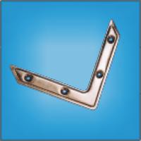 Угольник оконный УГ-100 НЧ цинк