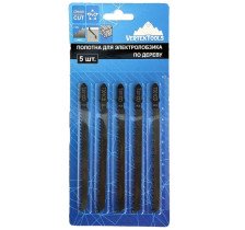Пилки для электролобзика по дереву T301CD 5шт VERTEXTOOLS 