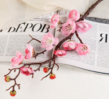 Цветы искусственные сакура розовый 123см S406