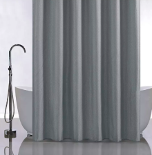 Штора для ванной комнаты 180х180см САНАКС ГРАФИТ без колец 03-18