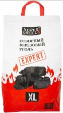 Уголь березовый Супергриль эксперт 3кг