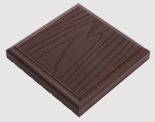 Крышка столба 100x100 T-DECKS PREMIUM 3D венге (115х115 мм)
