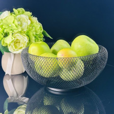 Фруктовница/конфетница 30 см LENARDI металл черный 401-057