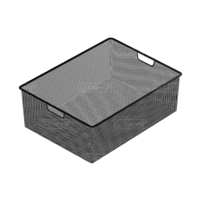 Мелкосеточная корзина 410х555х185 мм черная