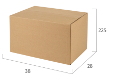 Коробка картонная Т22 3 слоя 380х280х225мм