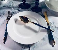 Тарелка 20,5 см  костяной фарфор ATLANT 205-612