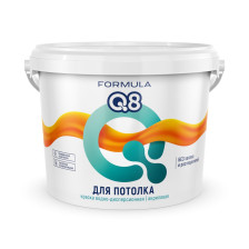 Краска для потолка белая матовая (13кг) Formula Q8