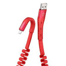 Шнур Hoco U78, USB - microUSB, 2.4 А, 1.2 м, тканевая оплетка, красный 7550646