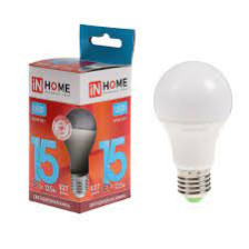 Лампа светодиодная Е27 15W/4000 А60 IN HOME