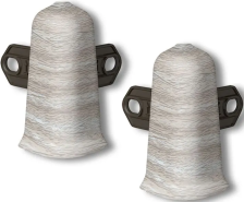 Угол наружный Идеал Деконика орех антик с кронштейном 55 мм