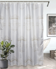 Штора для ванной комнаты 180x180см PARIS (beige) ch22104-2