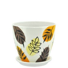 Горшок керамический с/п Бутон Осень 3,8л d18см 