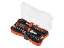 Отвертка реверс с набором головок и бит 31пр STARTUL PROFI 3095-31