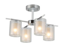 Люстра SR 07389/4 CH+WH L515 x W515 x H265 4х40W E27