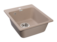 Мойка GranFest QUARZ 1-чаша  418х477  (песок) арт GF-Z- 17