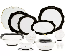 Сервиз столовый 31 пр LENARDI RICH 6 персон, фарфор 109-038
