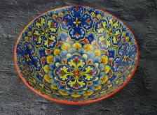 Салатник 20,5 см 1200мл Arabesque красный 0860105