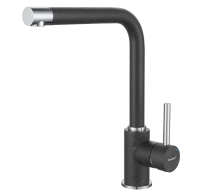Смеситель 3651 искусственный камень Г-образный графит D=35мм