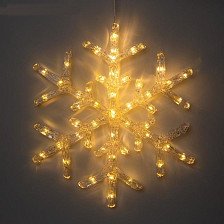 Фигура акрил "Снежинка" 39х39х2 см 220V, 50 LED, Т/БЕЛЫЙ 5060092