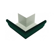 Угол желоба наружный зеленый