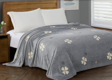 Плед велсофт в кольце Bamboo 280-pbe/CL 150х200 Cleo