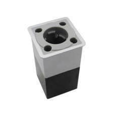 Опора пластиковая (50х50х100) металлик+коричневый