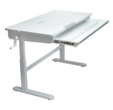 Стол детский регулируемый YOKA YT-1 Morty 120 (белый)