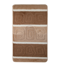 Коврики для ванной комнаты CАНАКС Silver (2шт) 60х100см 50х60см коричневый 00207