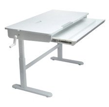 Стол детский регулируемый YOKA YT-1 Morty 120 (белый)