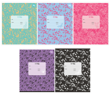 Тетрадь 12 л BG частая косая линия Плетение