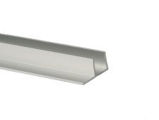 Профиль угловой 4мм L=600 хром матовый