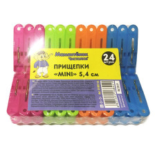 Прищепки для белья 24 штук Мамонтенок
