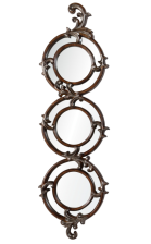 Зеркало ROSA HOME A88025-2 AMELIA темный орех