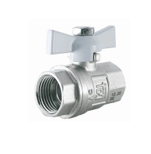 Кран шаровой для воды 1/2" г/г бабочка STI