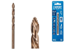 Сверло по металлу 5,5х57х93мм ц/х HSS кобальт Co-5% EXPERT STARTUL SE8300-55