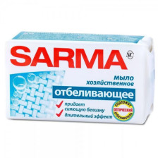 Мыло хозяйственное САРМА 140гр Отбеливающий эффект