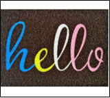 Коврик пористый Dabar 60х90см дизайн 005