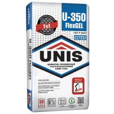 Клей-гель плиточный ультрапластичный U-350 FlexGEL (25кг) Юнис