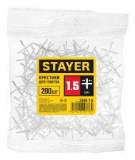 Крестики  для кафеля  1,5мм 200шт STAYER 3380-1,5