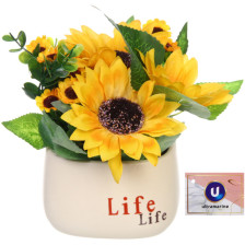 Цветок Подсолнухи 20х16см 951-445