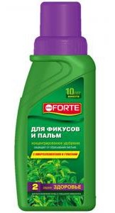 Удобрение BonaForte для фикусов и пальм Здоровье 0,285л
