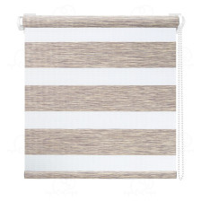 Штора рулонная "Вудэн" Ас-март Бежево-серый 120х160 4812634097068