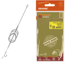 Оснастка карповая Orange №32 Arc Flat Metod Leadcore, для бойла 40гр