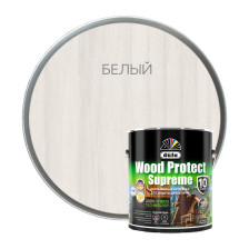 Пропитка высокопрочная Wood Protect SUPREME (2,5л) белый Dufa