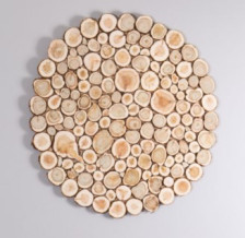 Панно из можжевельника D-70 см ЛБ